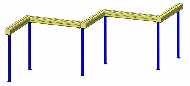 Vadzaari ДК 503 Бревно гимнастическое изогнутое