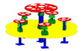 Столик «Мухомор»