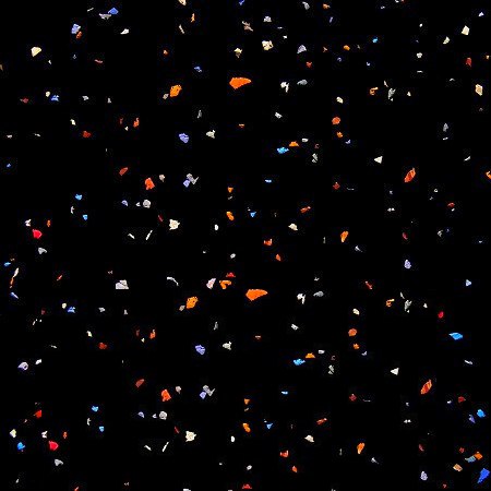 Резиновый мат ЕПДМ Galaxy, 10% 1200х1800 07-25 мм