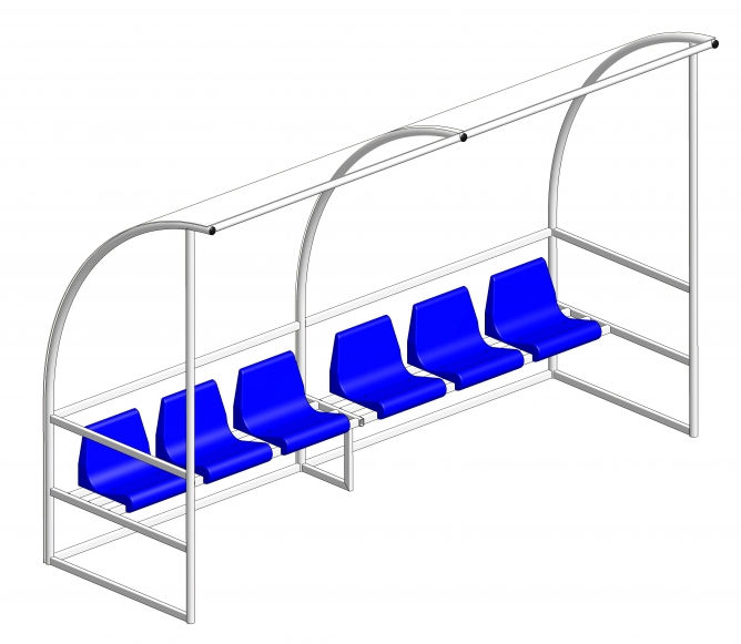 Vadzaari УК 113 Скамейка запасных (6 мест)