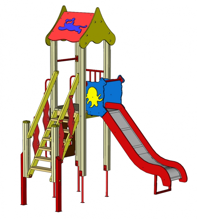 Vadzaari 1001 Игровой комплекс с горкой